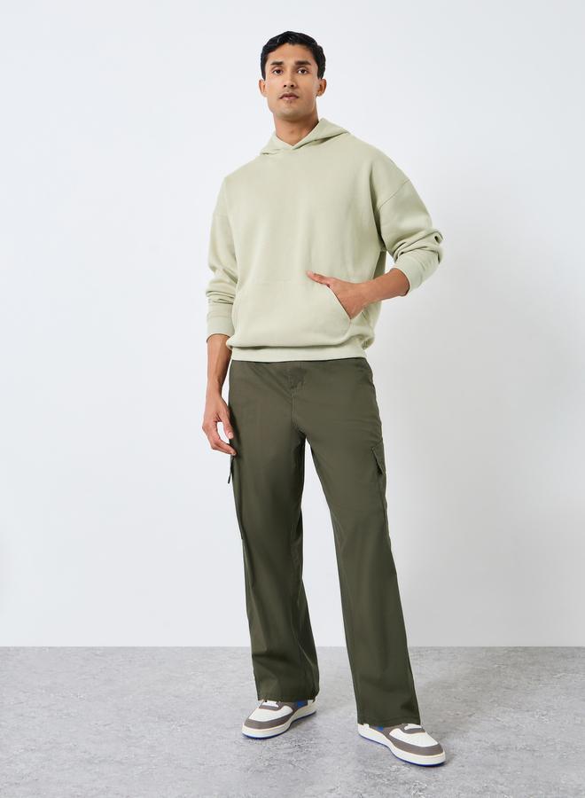 ستايلي بنطال كارجو بقصة واسعة - Image 1